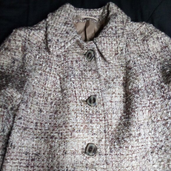 Vintage 60s Gala Forest Wool Overcoat Pea Coat - Picture 1 of 8